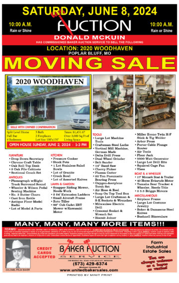 Donald Mckuin Moving Sale